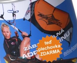 2-denní KITEBOARDING KURZ NA VODĚ v dárkové plechovce