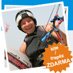 2-DENNÍ KITEBOARDING KURZ + KITE / TRAPÉZ jako DÁREK