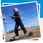 Landkiting-buggykiting kurz OCHUTNEJ KITING