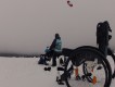 Muž roku 2009 a vozíčkář Martin Zach na snowkiting kurzu