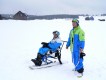 Muž roku 2009 a vozíčkář Martin Zach na snowkiting kurzu